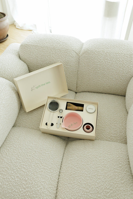 Hojicha Starter Set Pink