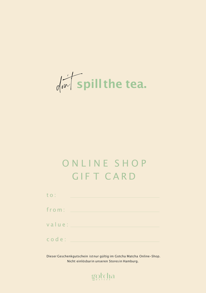 Online Shop Gift Card